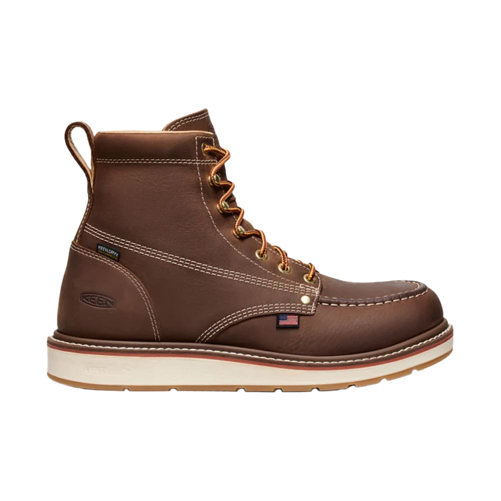 keen footwear Keen American Built Liberty 6" WP Men's Chestnut/Gum Boots 1030604, 7.5D - keen footwear