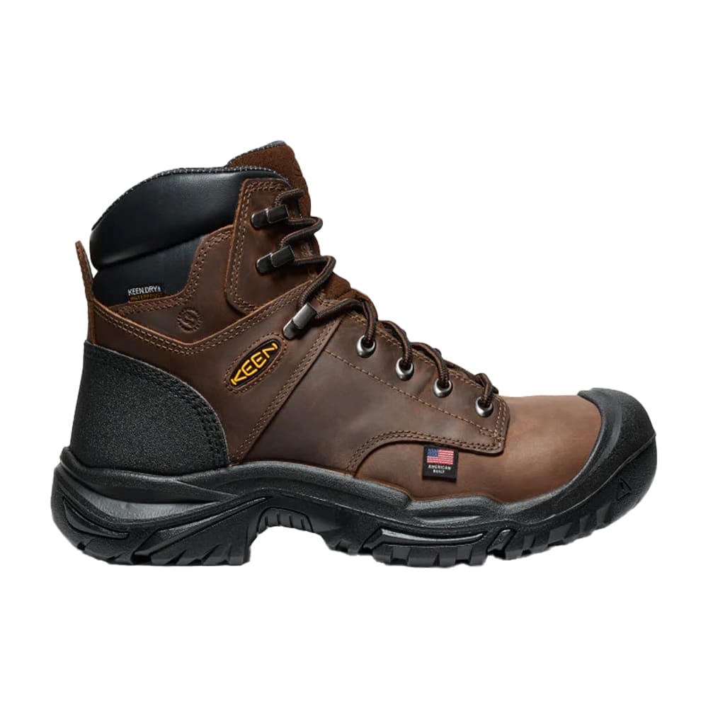 keen footwear Keen American Built Mt Vernon II 6" WP Men's Dark Earth/Black Boots 1030853, 15D - keen footwear