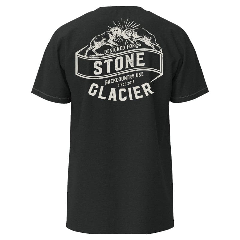 Stone Glacier SG Collision T-Shirt Charcoal 60225-CH, Small - Stone Glacier