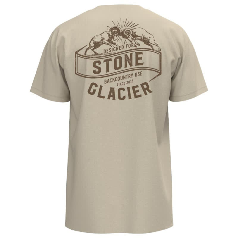 Stone Glacier SG Collision T-Shirt Natural 60225-NA, Medium - Stone Glacier