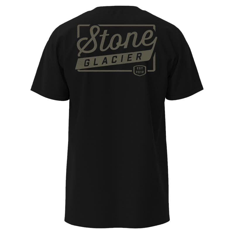 Stone Glacier SG Stone Stamp T-Shirt Black 60226-BK, XL - Stone Glacier
