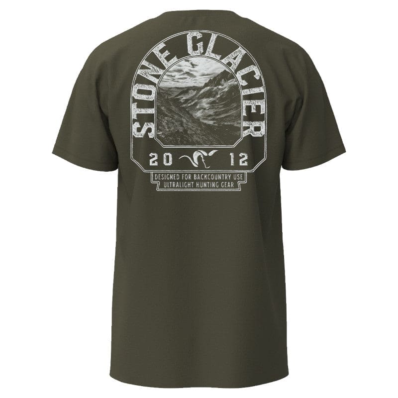 Stone Glacier SG Basin T-Shirt Army Green 60229-AG, XL - Stone Glacier