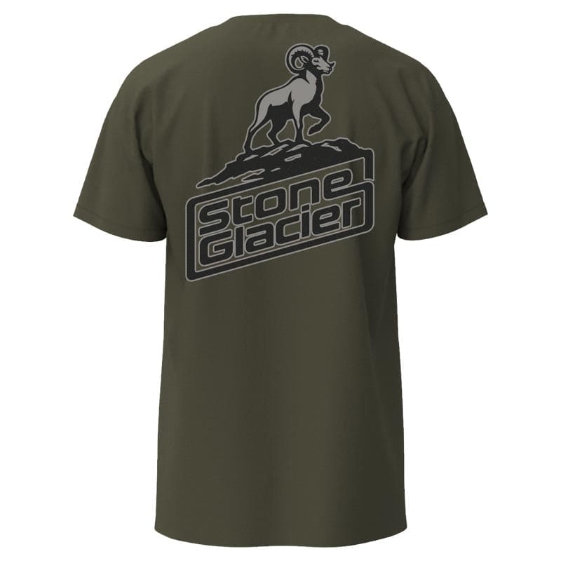 Stone Glacier SG King Ram T-Shirt Army Green 60231-AG, Medium - Stone Glacier