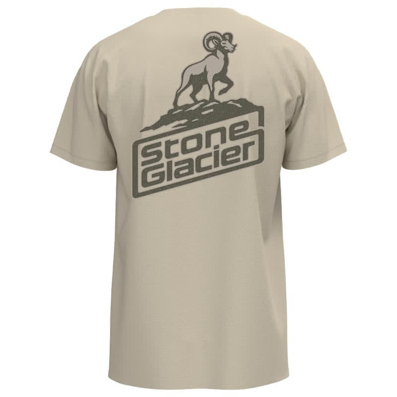 Stone Glacier SG King Ram T-Shirt Natural 60231-NA, Small - Stone Glacier