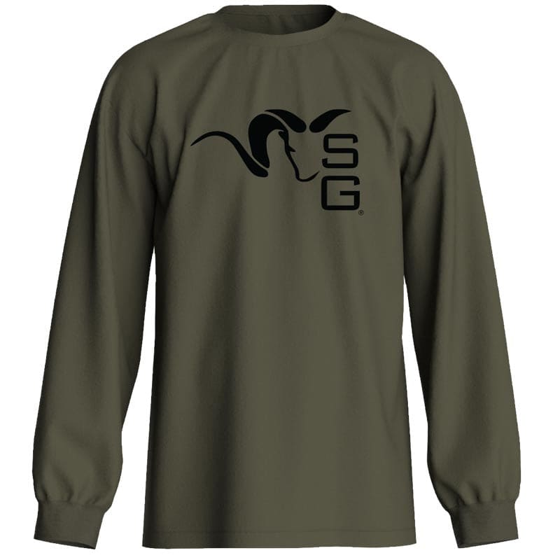 Stone Glacier SG Ram Long Sleeve T-Shirt Army Green 60237-AG, XL - Stone Glacier