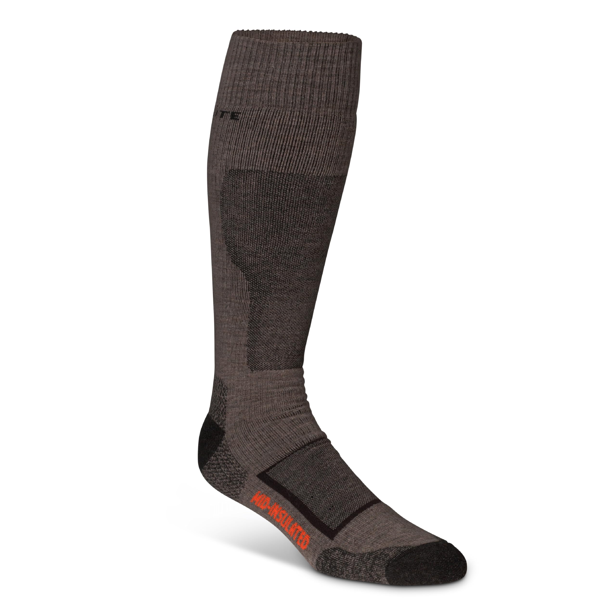 First Lite Mid Season Merino OTC Sock Walnut MAMSOWN, Small - First Lite