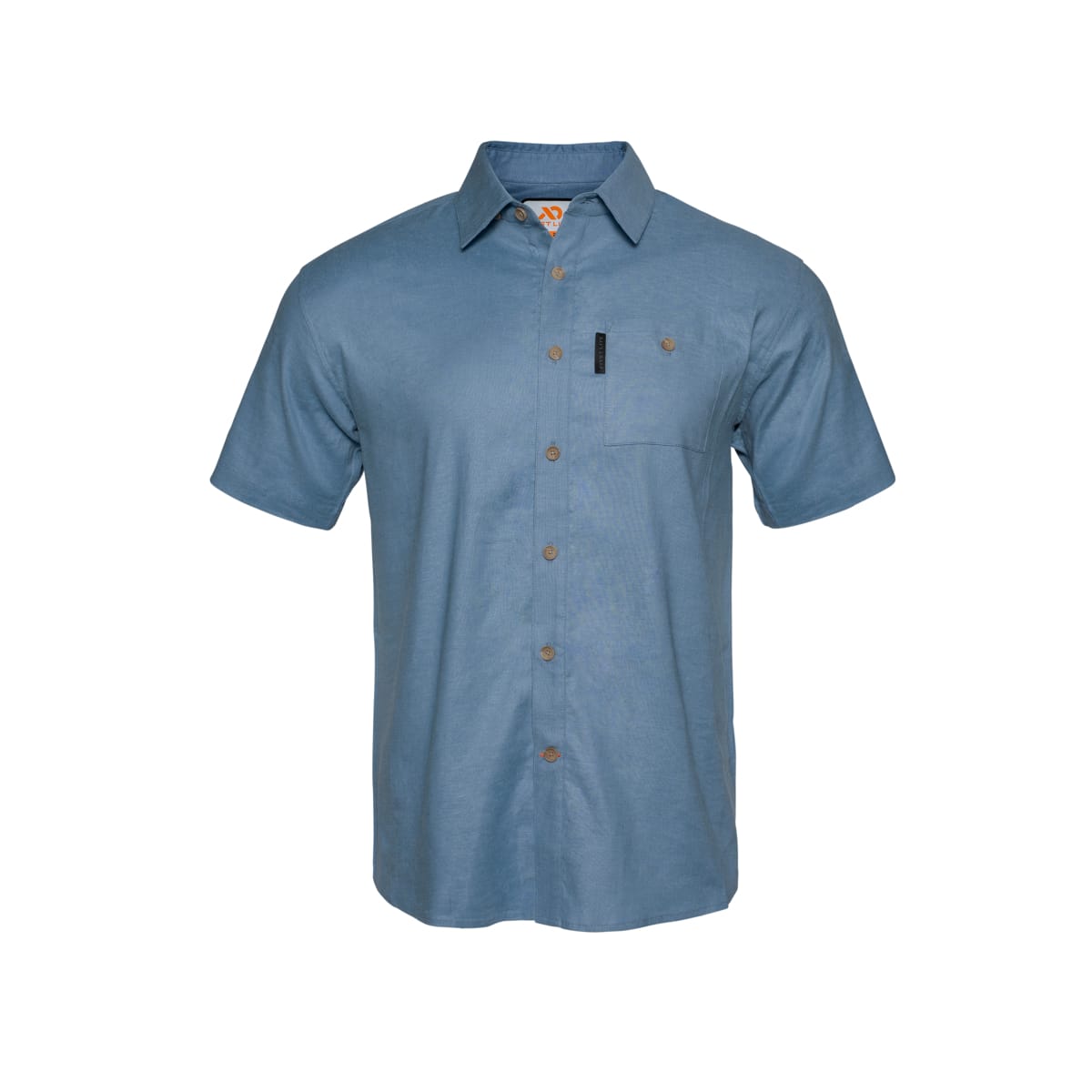 First Lite Men's Horizon Hemp SS Sky Blue MOHHSSB Top, Small - first lite