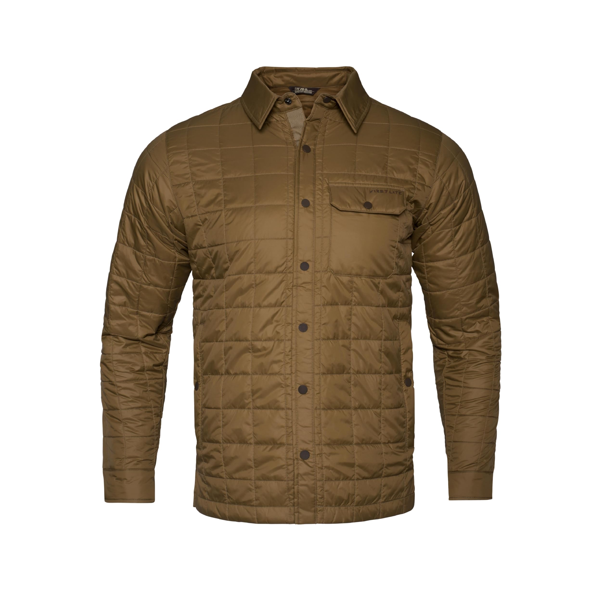 First Lite Men's Scout Shacket Dry Earth MOMSSDE Jacket, Medium - first lite
