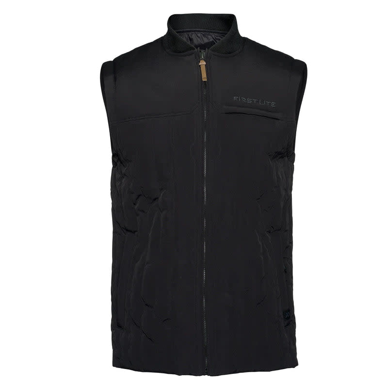 First Lite Men's Outpost Vest Black MOOPVBK, 3X - first lite