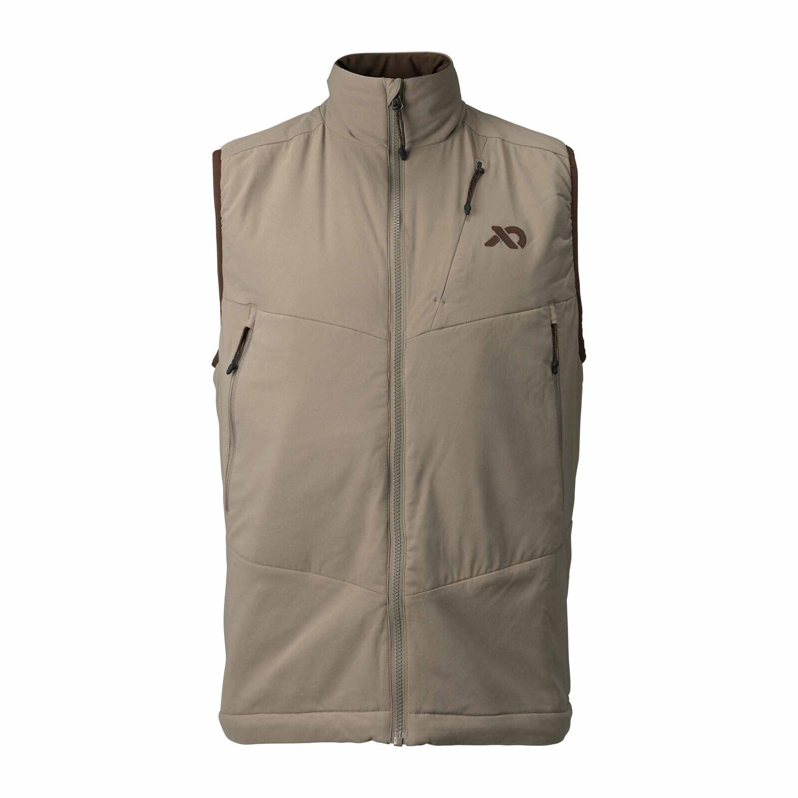 First Lite Men's Primer Puffy Vest Walnut 2X MOPPVWN2X, Small - first lite