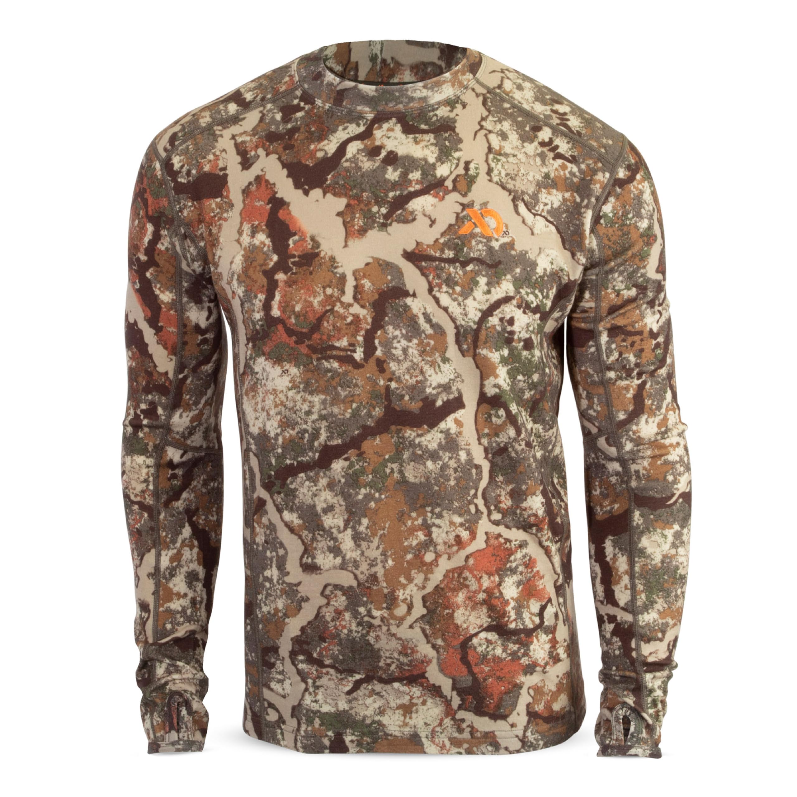 First Lite Men's Kiln LS Crew Top Specter MTKLCSP Top, 2X - first lite