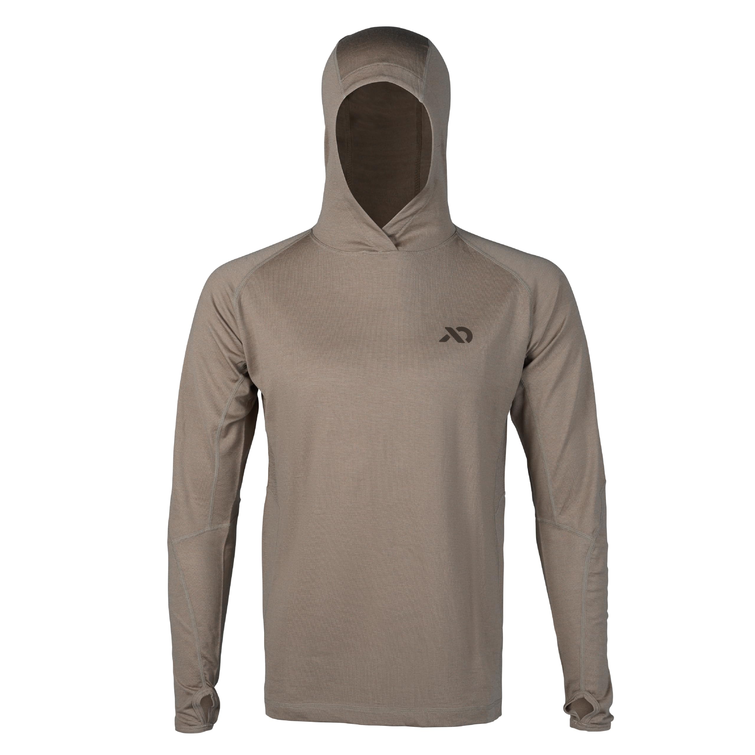 First Lite Men's Wick Hoody Walnut MTWHDWN, 2X - first lite