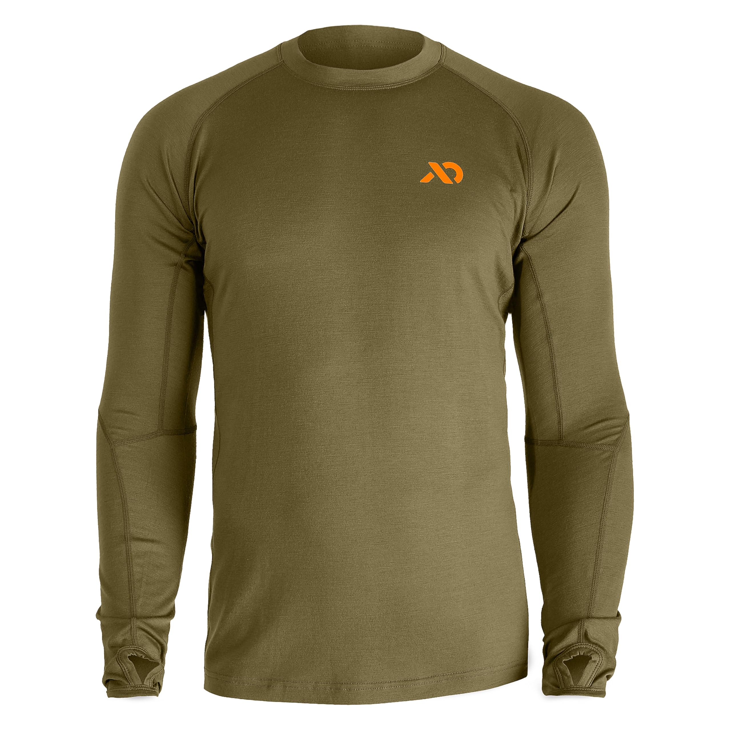 First Lite Men's Wick LS Crew Top Conifer MTWLCCN Top, Large - first lite