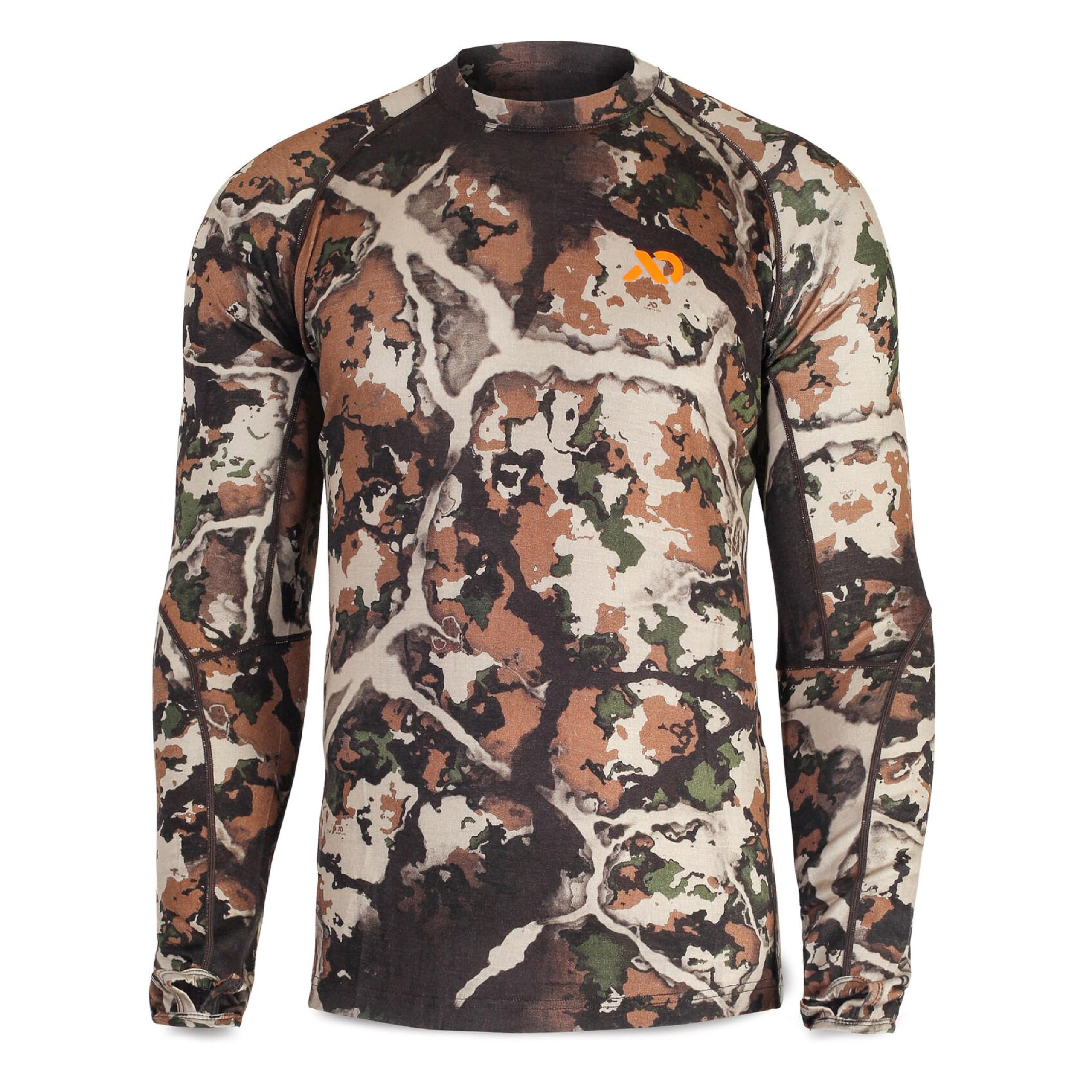 First Lite Men's Wick LS Crew Top Fusion MTWLCFU Top, Small - first lite