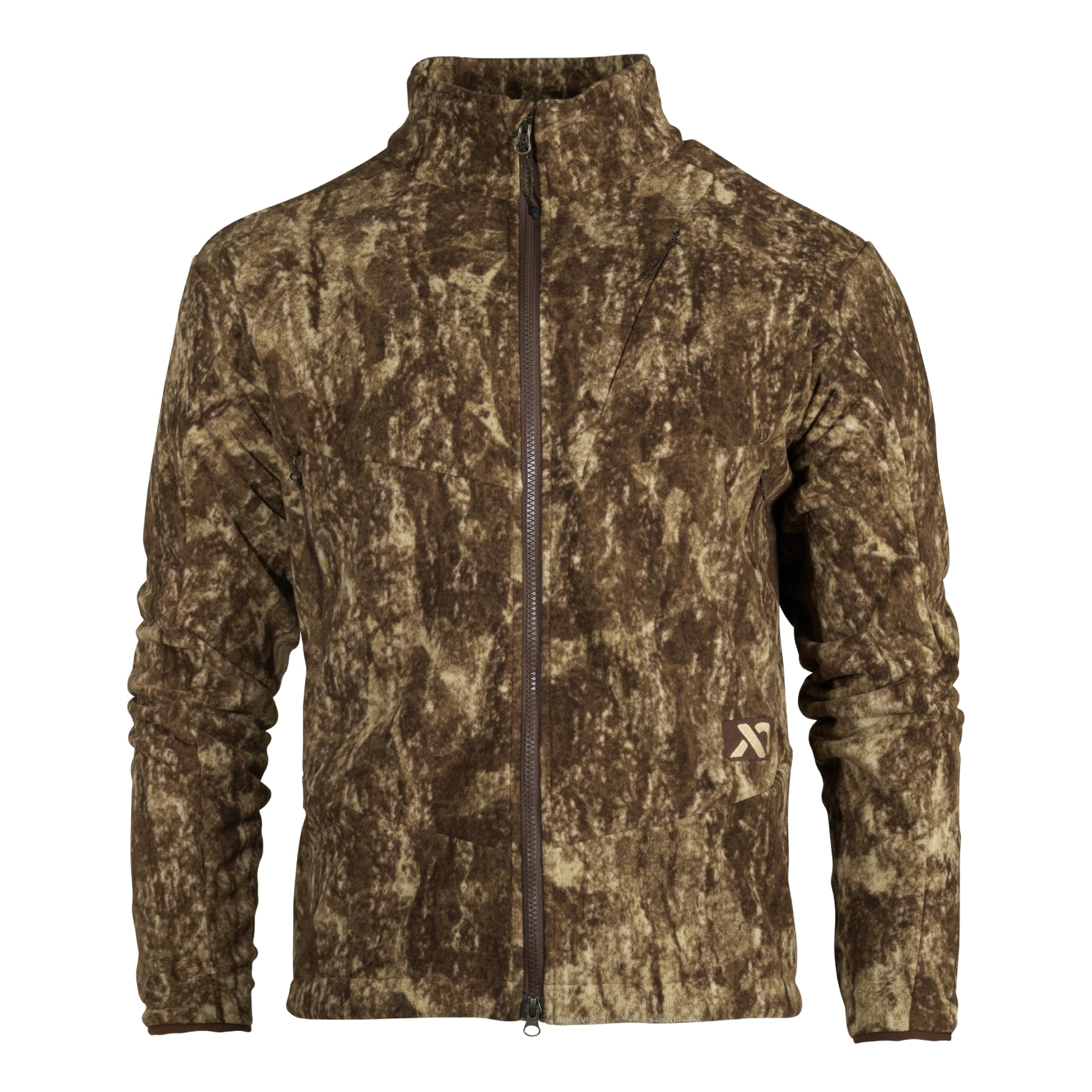First Lite Men's Challis Fleece Jacket Darkwater MOCHFCA, Small - first lite
