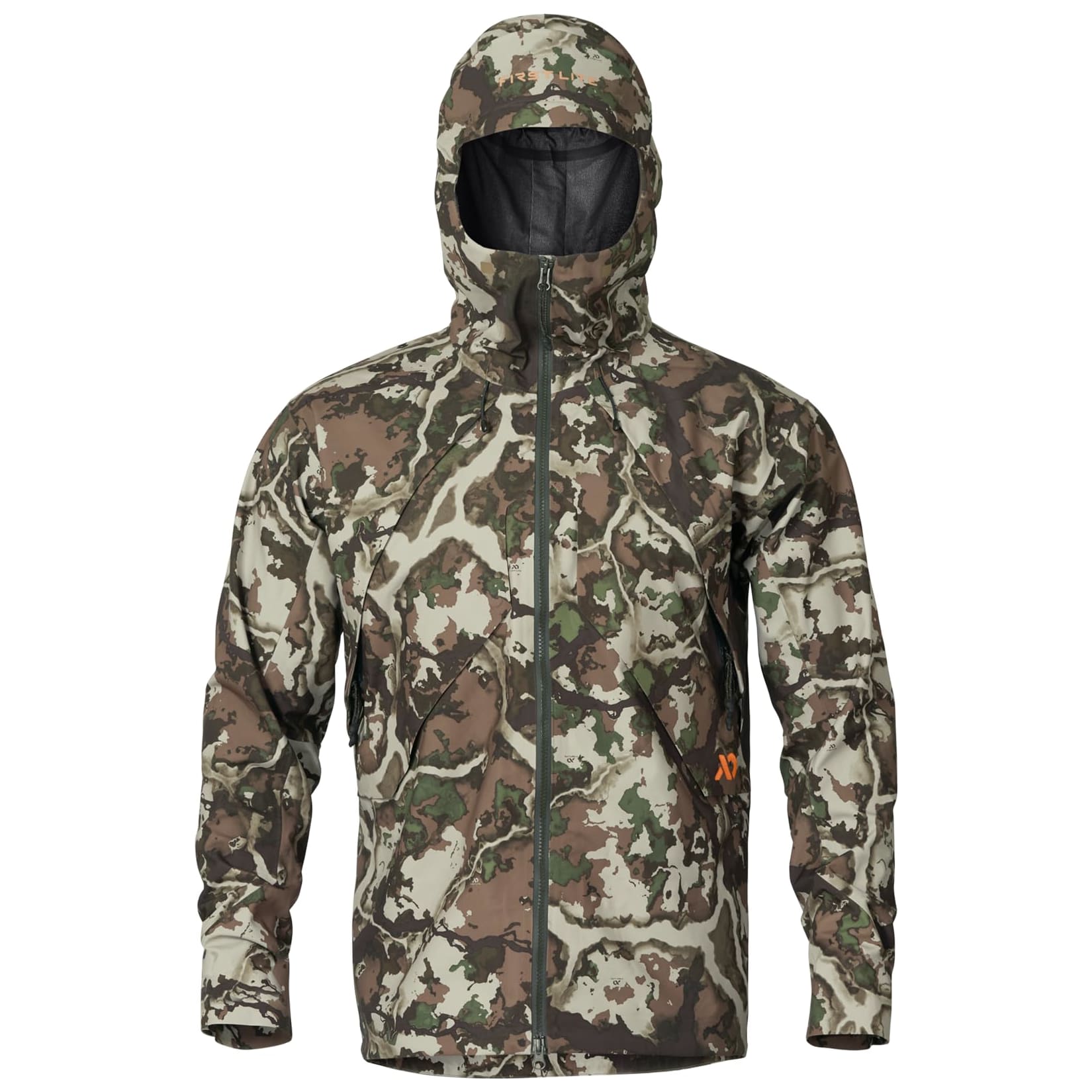 First Lite Men's Omen Stormshelter Jacket Fusion MOOSJFU, Small - first lite
