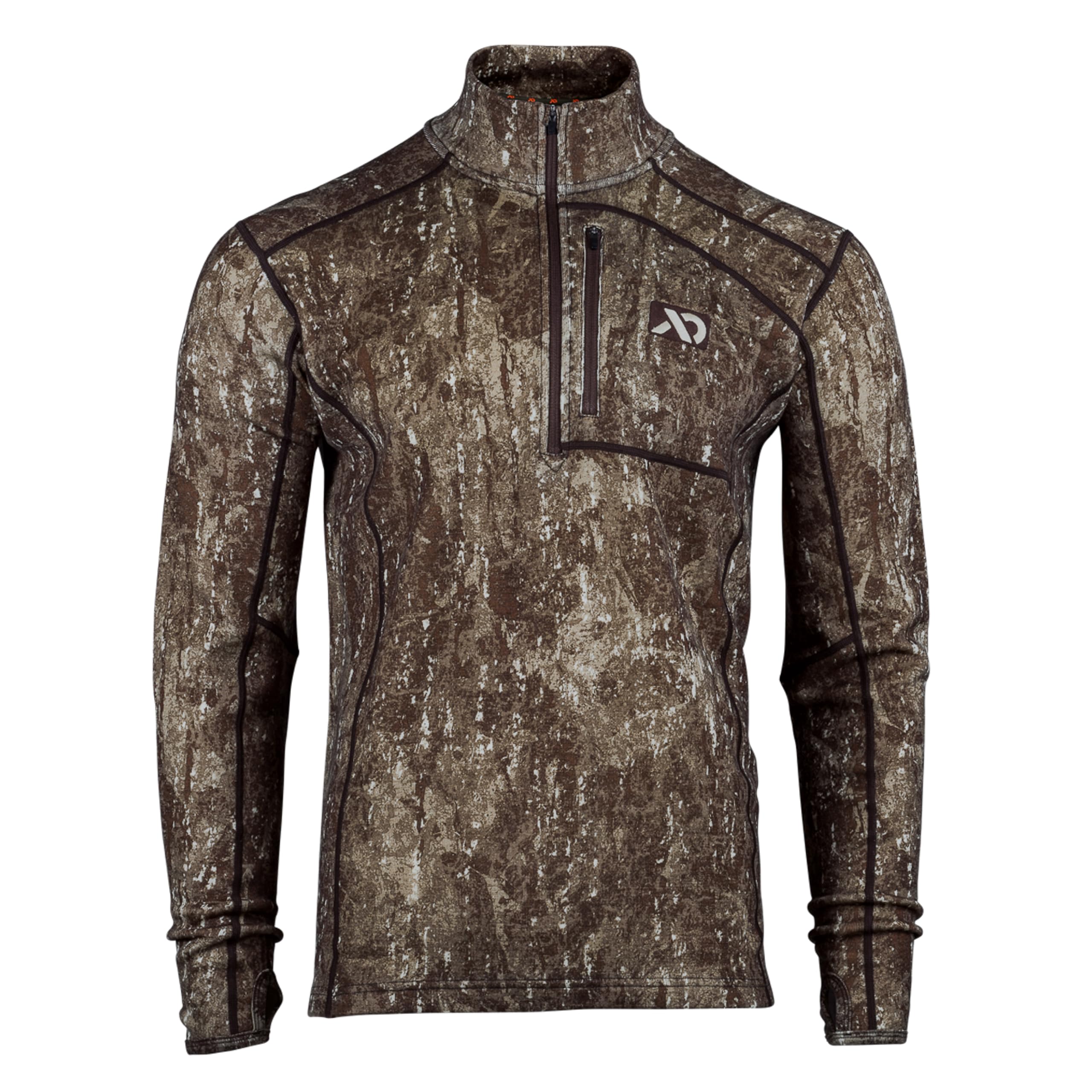 First Lite Men's Furnace Quarter Zip Darkwater MTEQZCA, Small - first lite