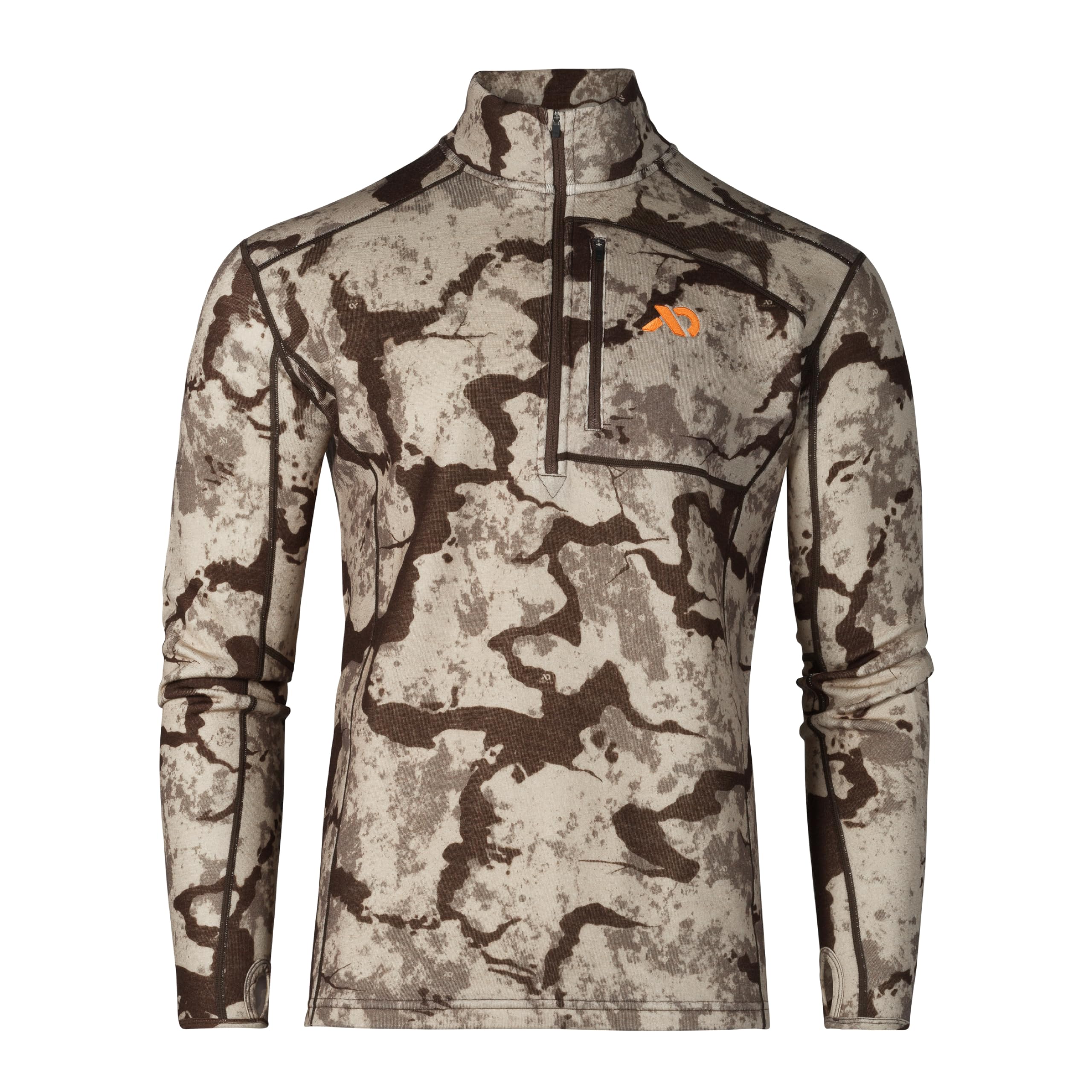 First Lite Men's Furnace Quarter Zip Cerca MTEQZCR, Small - first lite