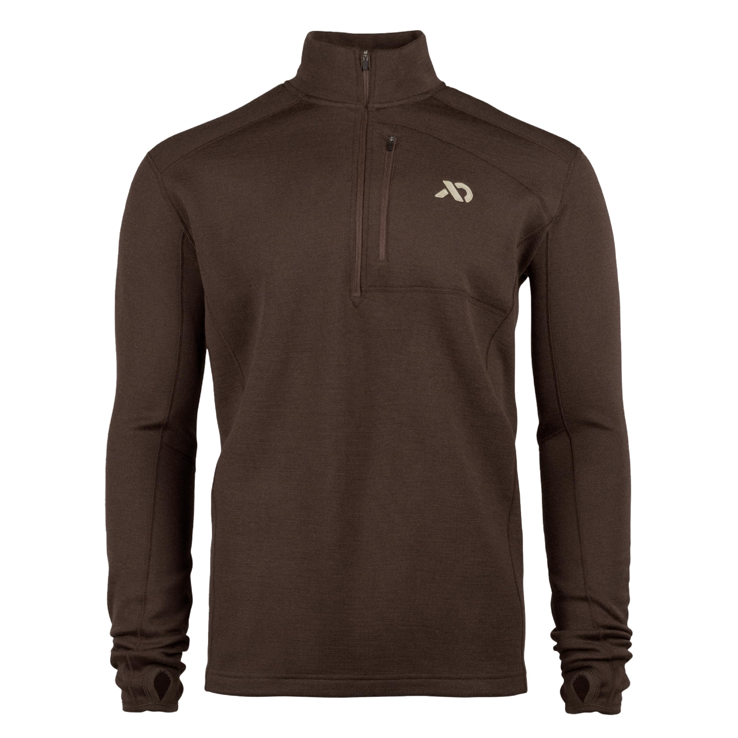 First Lite Men's Furnace Quarter Zip Terra MTEQZTR, Small - first lite