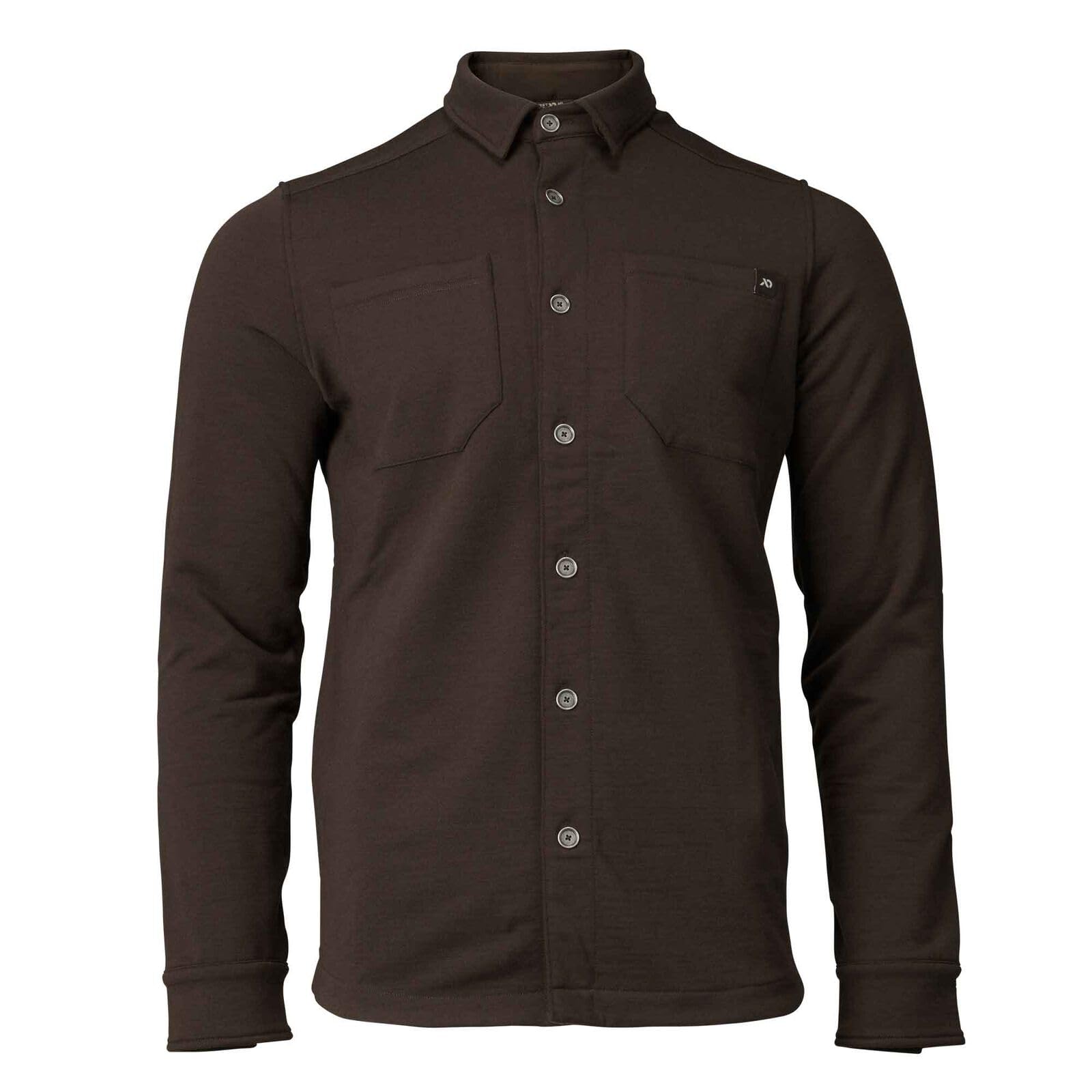 First Lite Men's Rugged Wool Field Shirt Terra MTRWFTR, XL - first lite