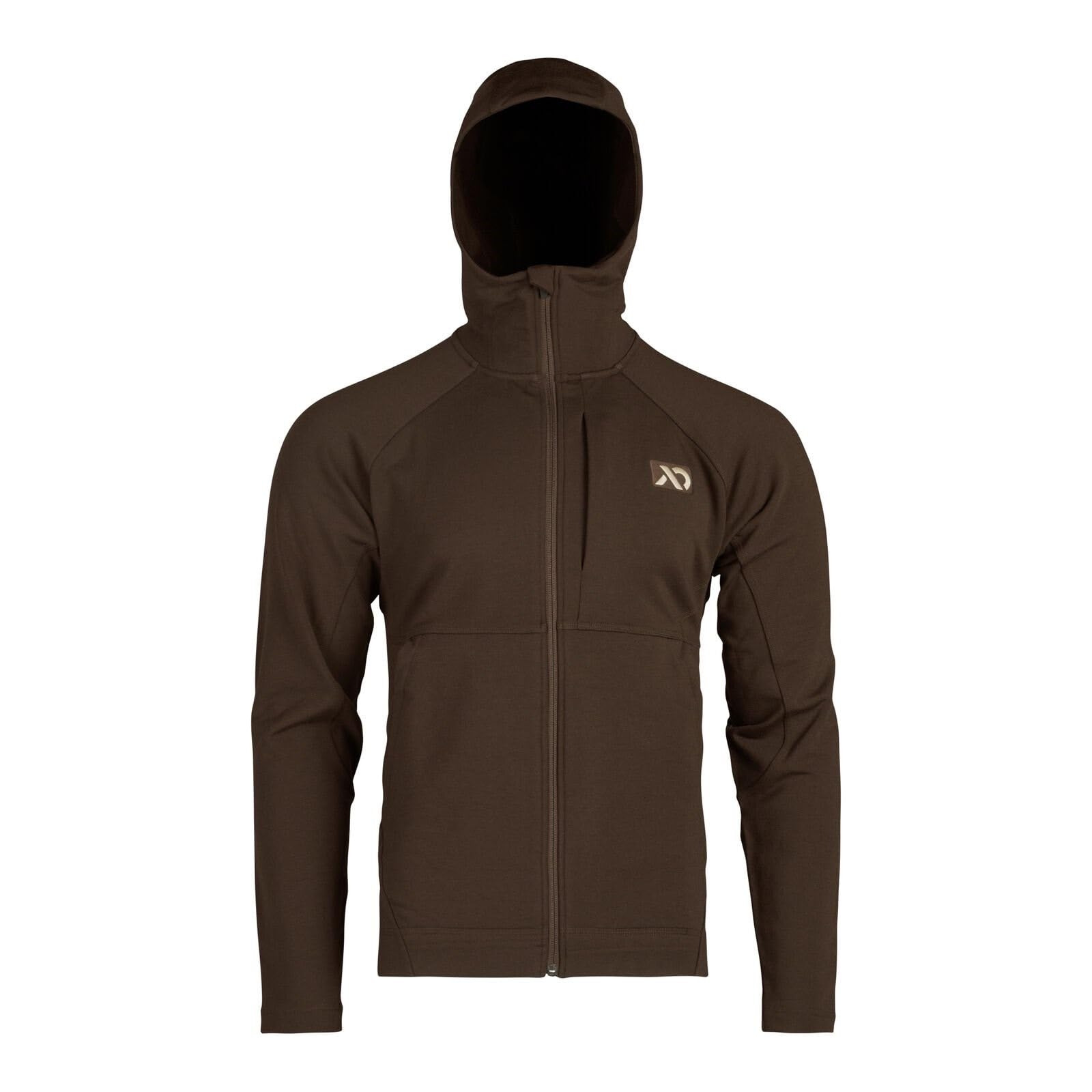 First Lite Men's Rugged Wool FZ Jacket Terra MTRWJTR, Small - first lite