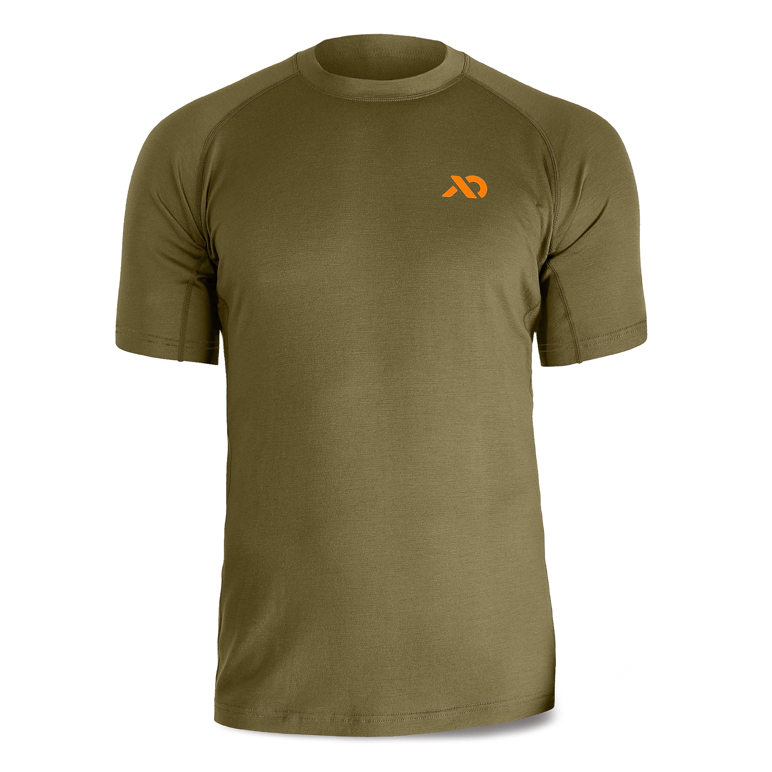 First Lite Men's Wick Short Sleeve Crew Top Conifer MTWSCCN Top, Medium - first lite