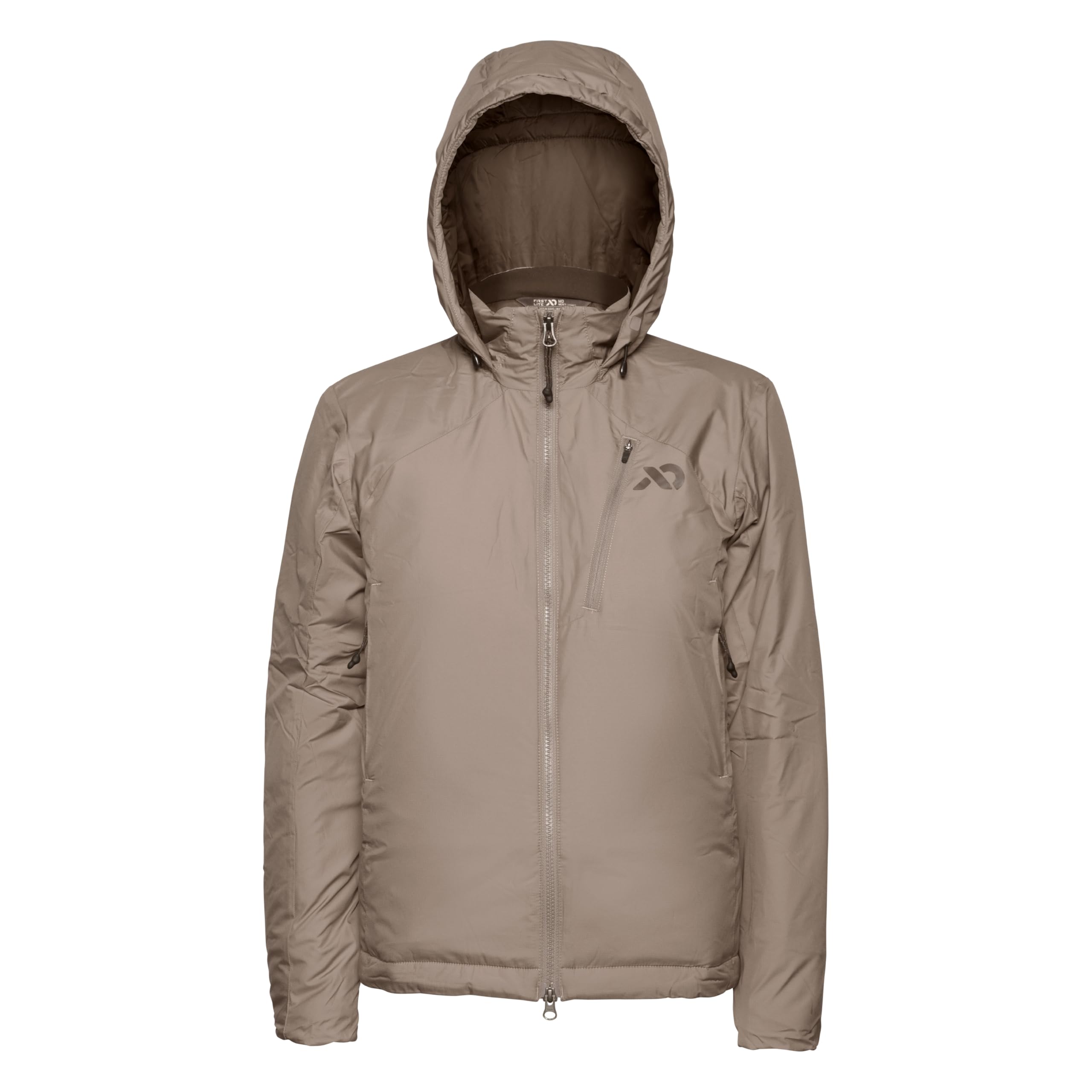 First Lite Women's North Range Puffy Jacket Walnut WTU3PWN, Medium - first lite