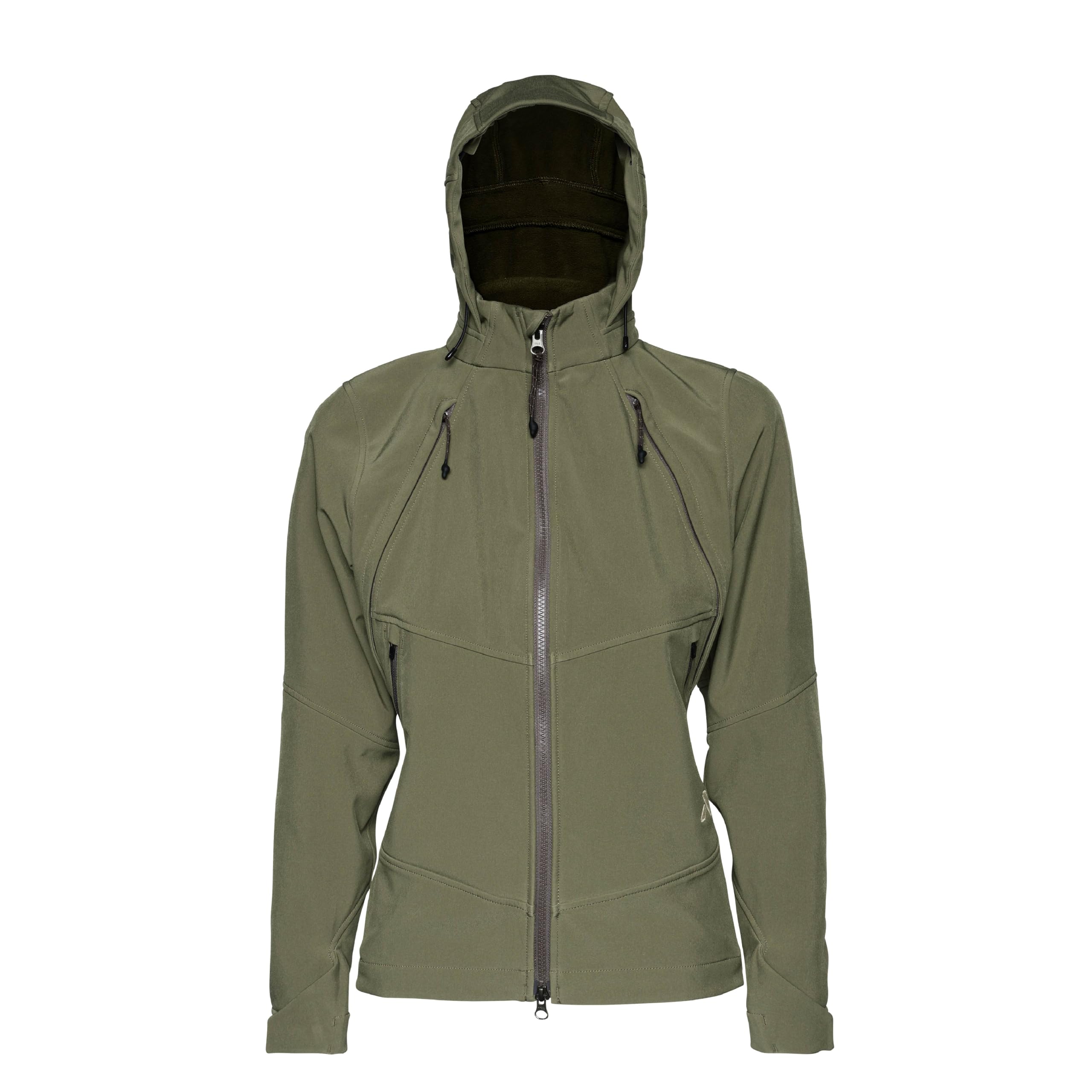 First Lite Women's Suppressor Soft Shell Jacket Conifer WTWCJCN, Small - first lite