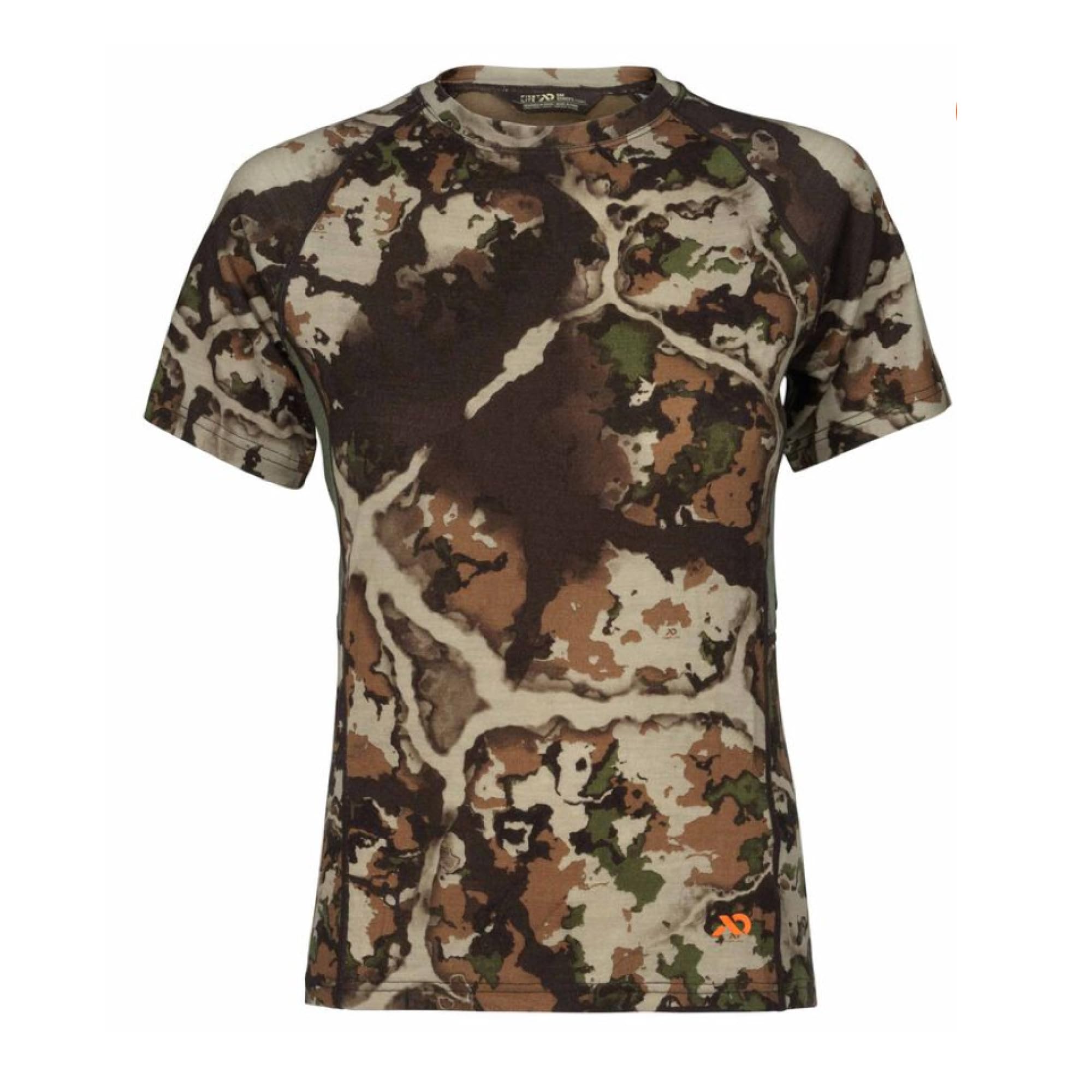 First Lite Women's Wick Short Sleeve 2.0 Fusion WTWS2FU Top, Large - first lite