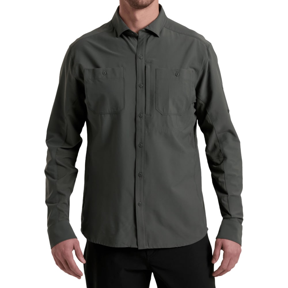 kuhl clothing Kuhl Fuse Long Sleeve Carbon Men's 7595-CA-M Top, XXL - kuhl clothing