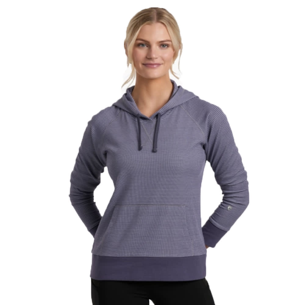 kuhl clothing Kuhl Stria Pullover Hoody Sweater Mystic Women's 4096-MTC-W, Medium - kuhl clothing