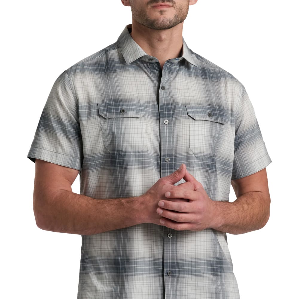 kuhl clothing Kuhl Response Short Sleeve Ash Men's 7452-AS-M Top, Medium - kuhl clothing