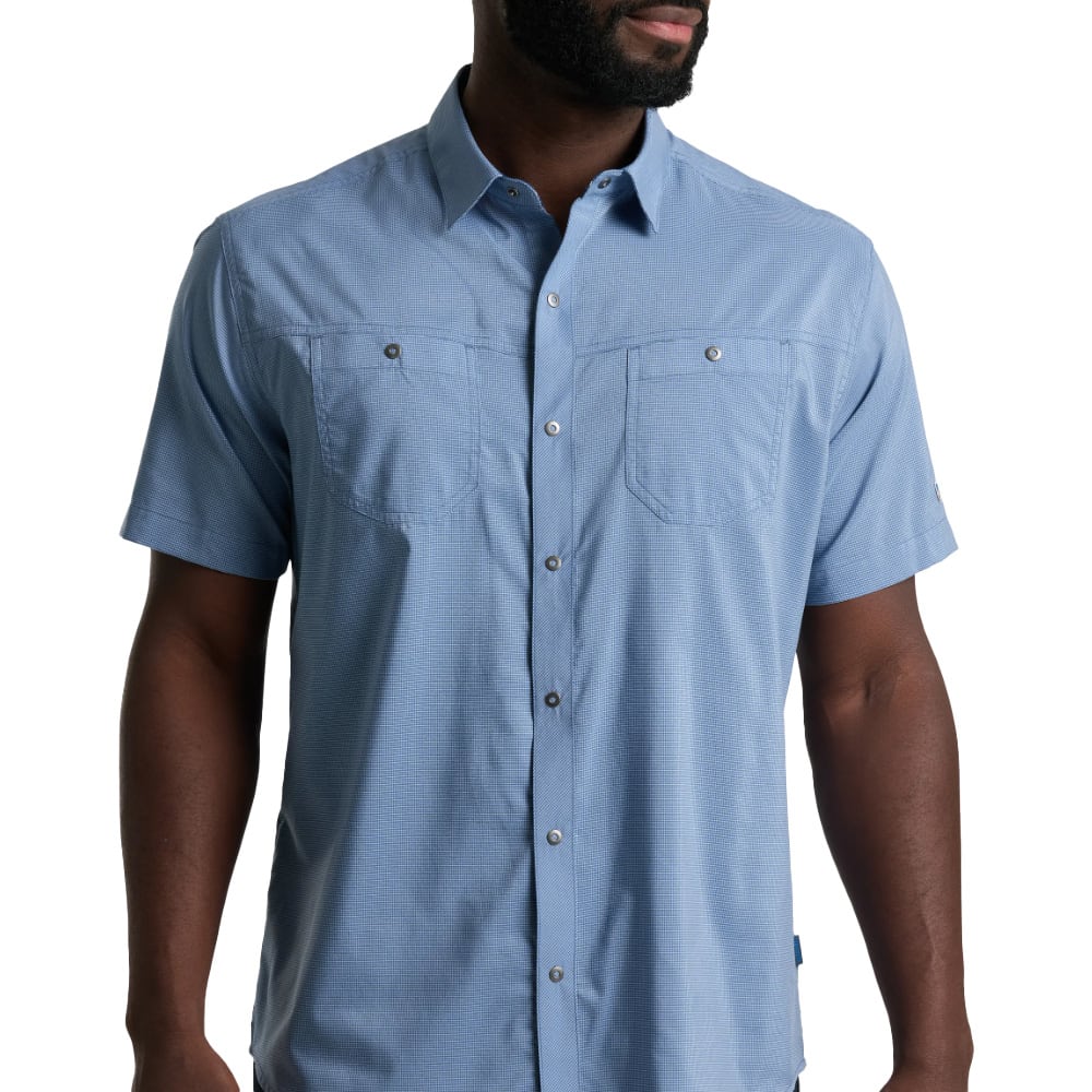 kuhl clothing Kuhl Stealth Short Sleeve Shoreline Men's 7453-SHLI-M Top, Small - kuhl clothing