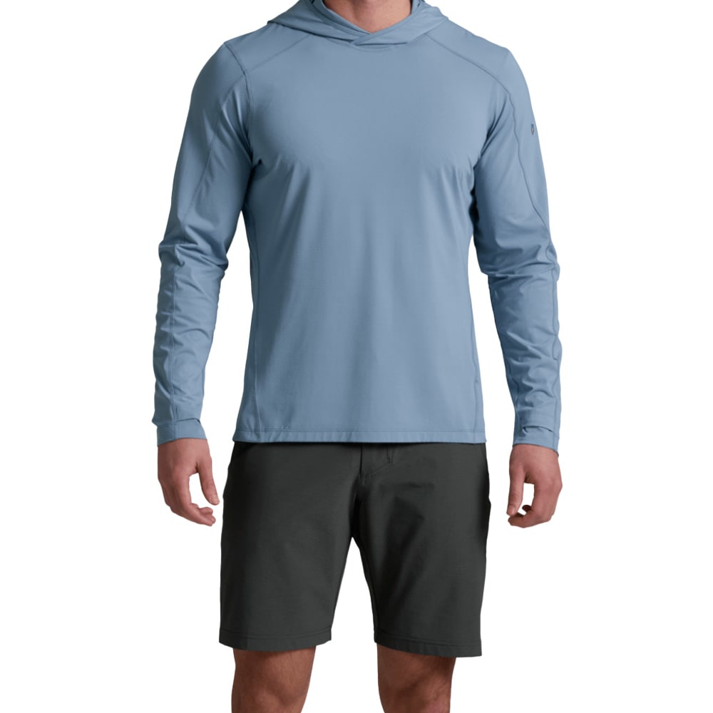 kuhl clothing Kuhl Kovert Hoody Long Sleeve Mineral Blue Men's 7589-MNBL-M, XL - kuhl clothing