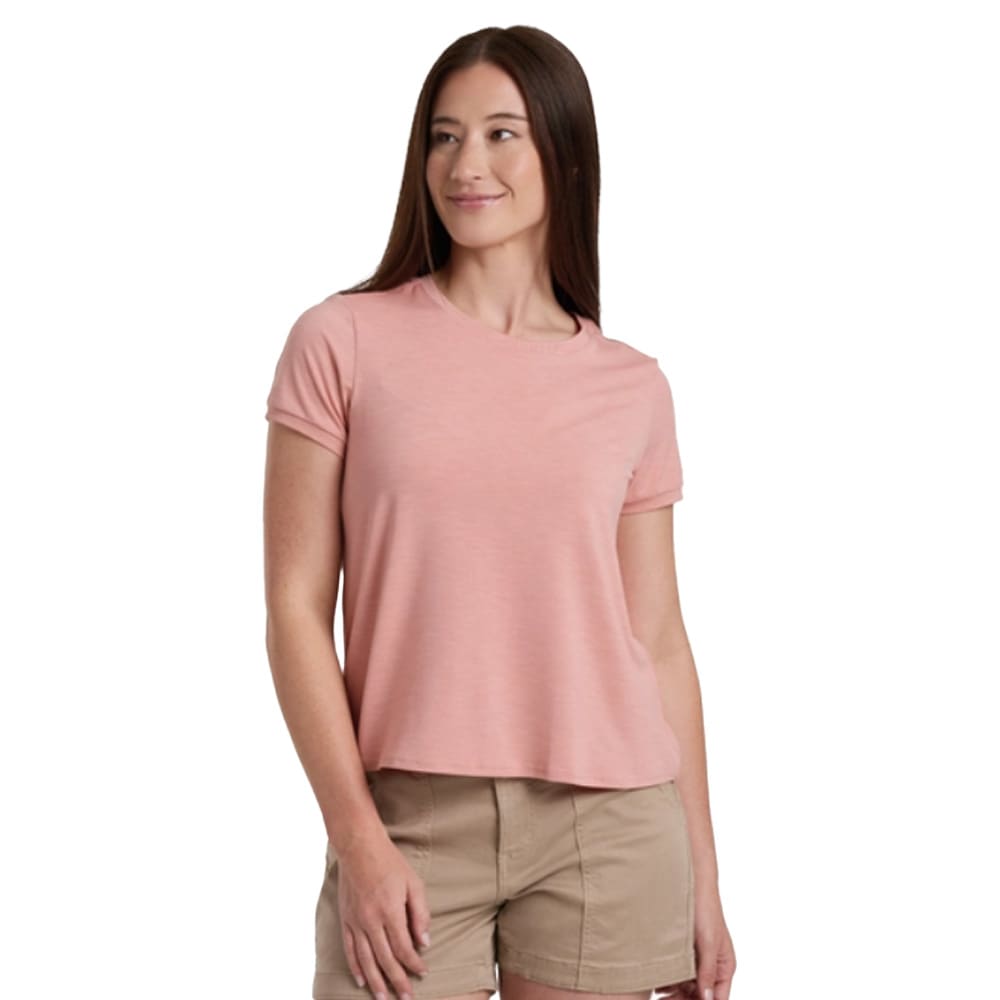 kuhl clothing Kuhl Inspira Short Sleeve Coral Rose Women's 8188-CLRS-W Top, XL - kuhl clothing