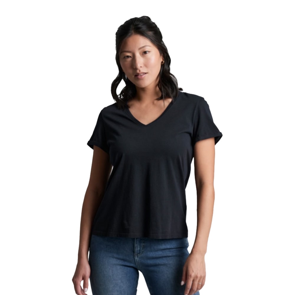 kuhl clothing Kuhl Vega T-Shirt Short Sleeve Black Women's 8570-BK-W Top, Medium - kuhl clothing