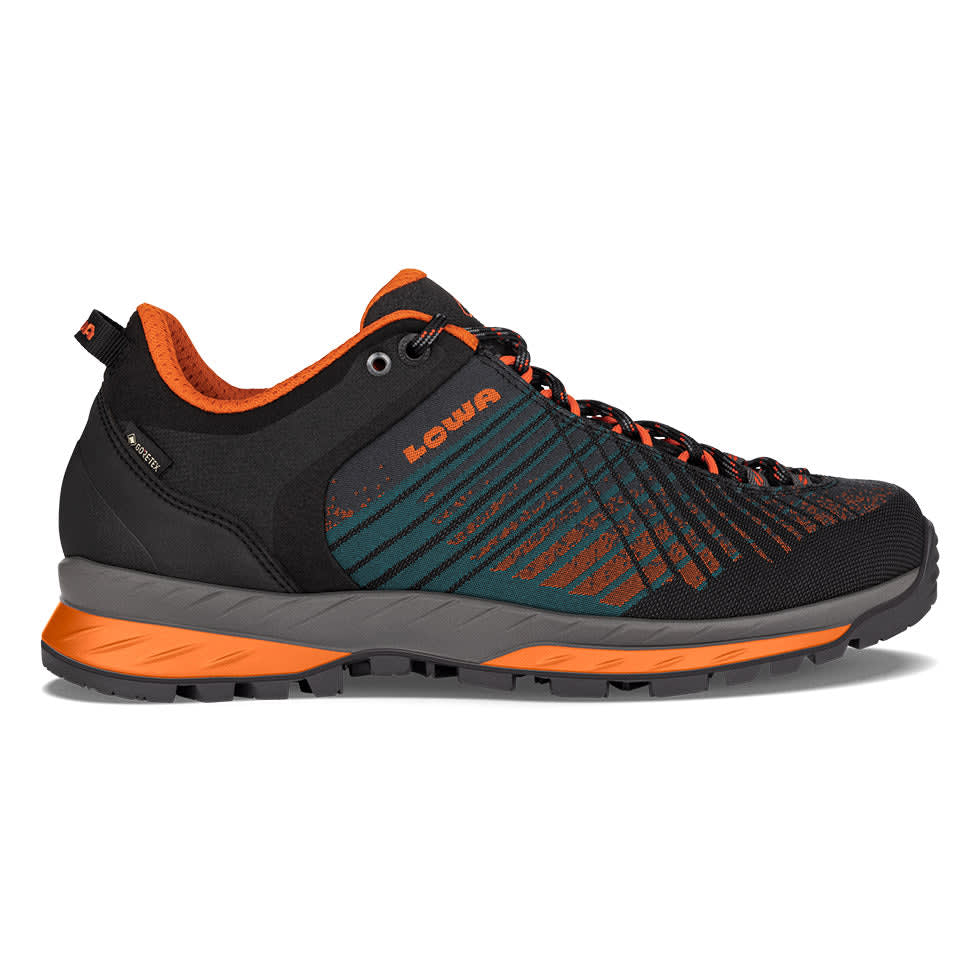 Lowa Carezza GTX LO Anthracite/Orange Men's Medium Boots 2110659720, 10M - lowa