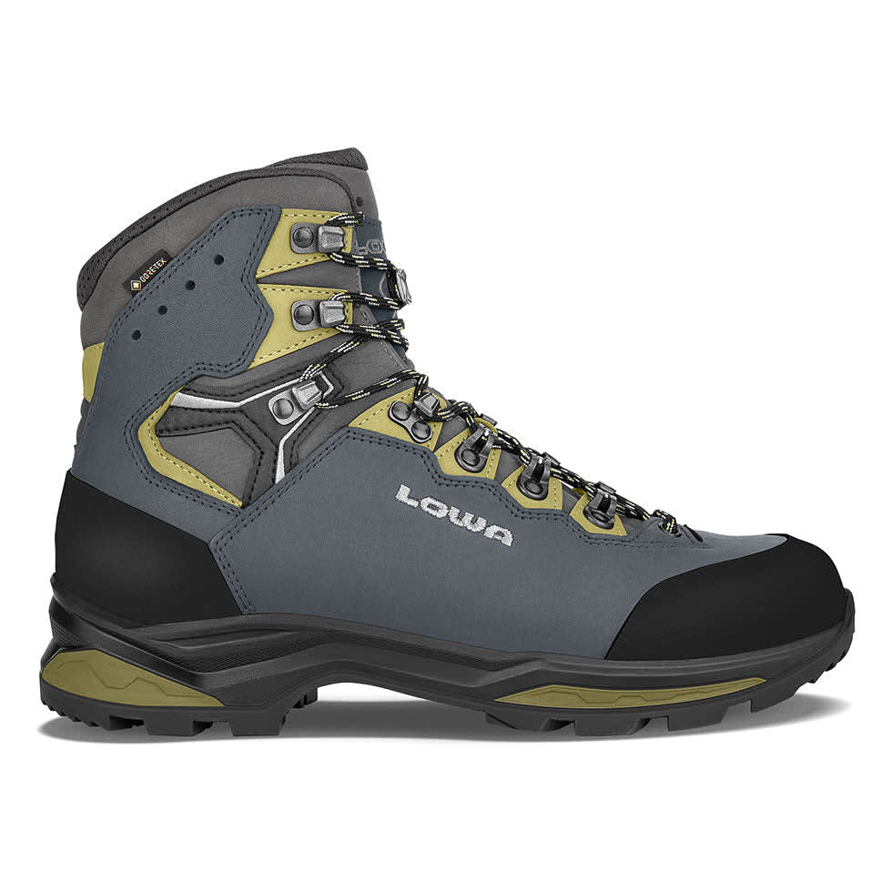 Lowa Camino Evo GTX Steel Blue/Kiwi Men's Medium Boots 2116277923, 13M - lowa
