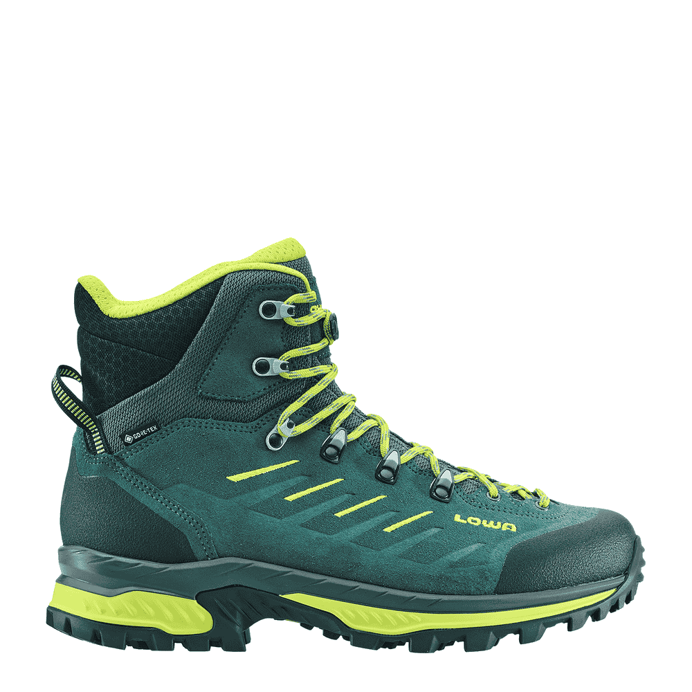 Lowa Randir GTX MID Blue/Lime Men's Medium Boots 2117706003, 13M - lowa