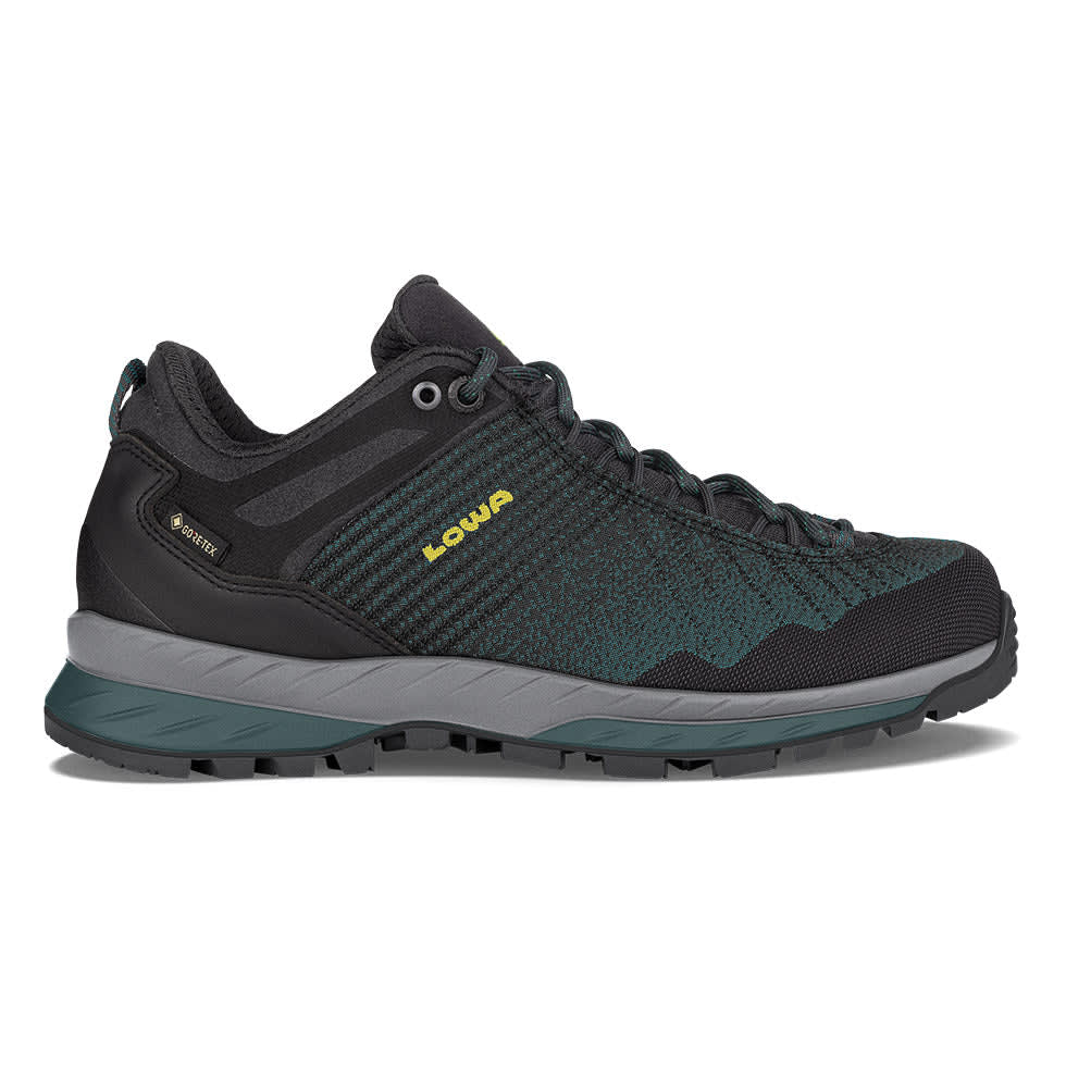 Lowa Carezza GTX LO Anthracite/Petrol Women's Medium Boots 2210659776, 9.5M - lowa