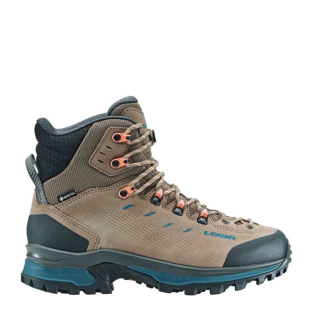 Lowa Randir GTX MID Stone/Petrol Women's Medium Boots 2217759574, 5.5M - lowa