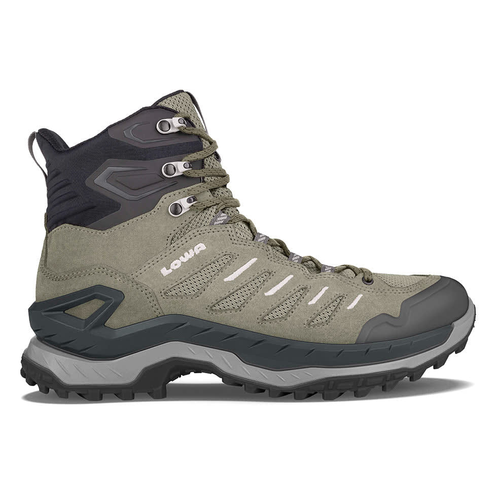 Lowa Innovo MID Seaweed/Grey Men's Medium Boots 3113357403, 10.5M - lowa