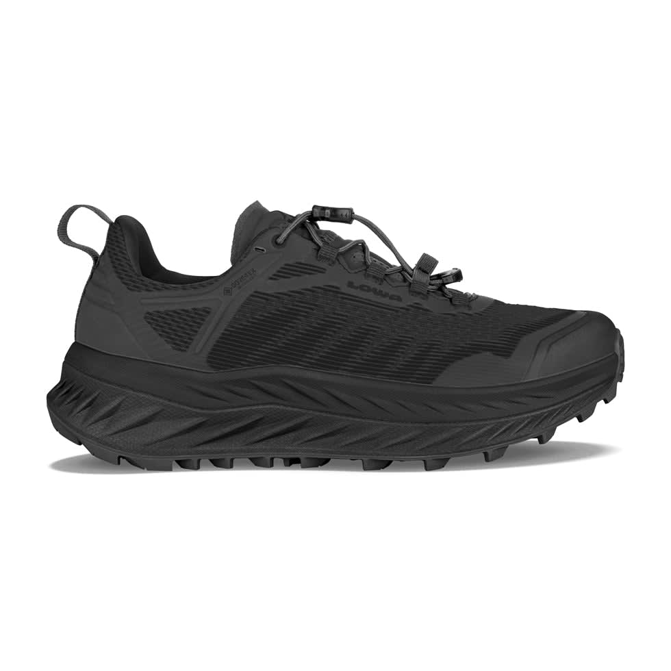 Lowa Fortux GTX Black/Black Men's Medium Boots 3118149999, 7.5M - lowa