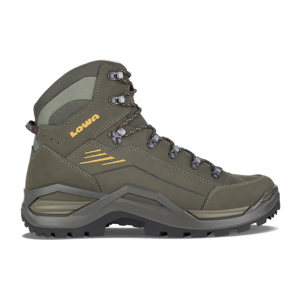 Lowa Renegade Evo LL MID Olive/Mustard Men's Medium Boots 3119707898, 8M - lowa