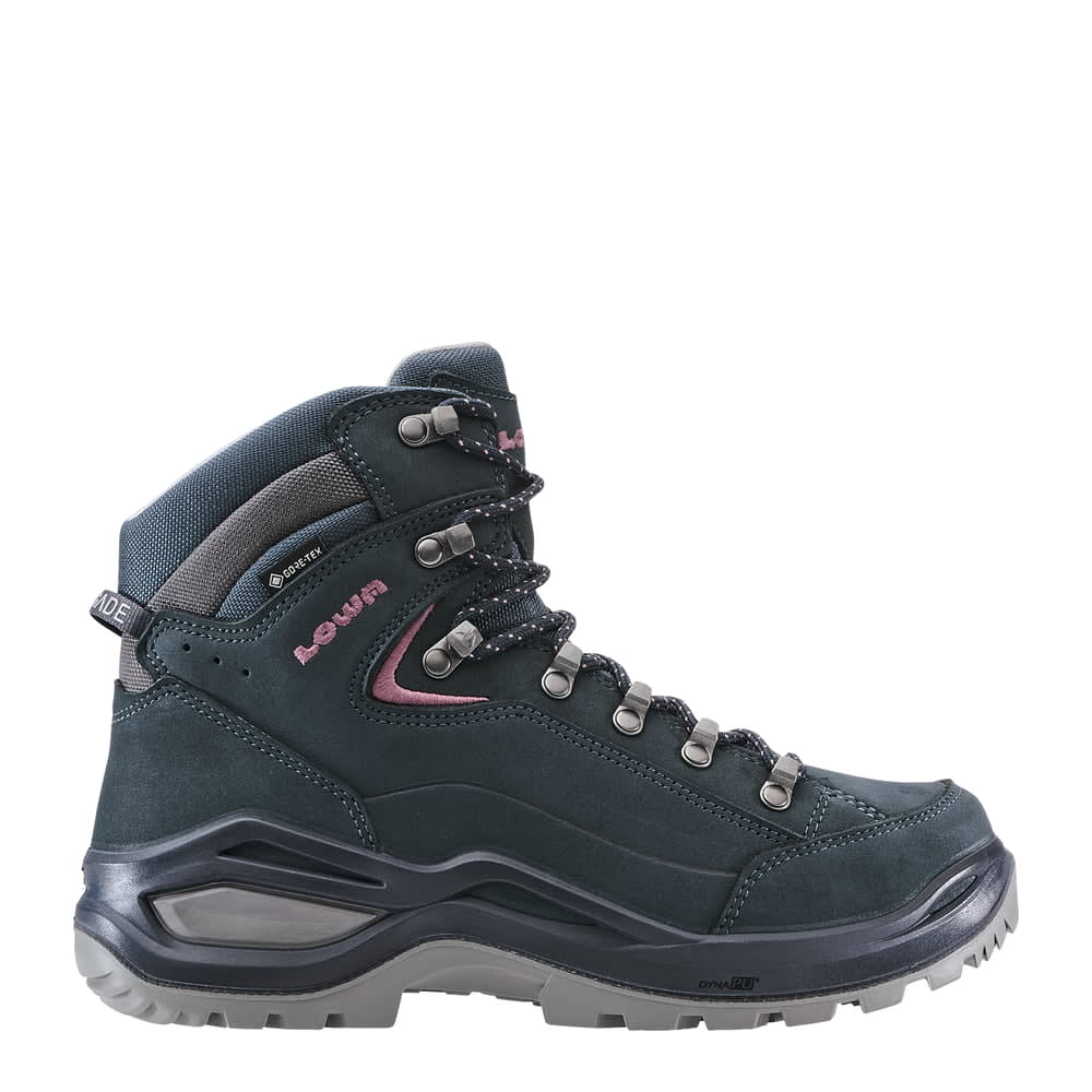 Lowa Renegade Evo GTX MID Steel Blue/Old Rose Women's Medium Boots 3219169327, 5.5M - lowa