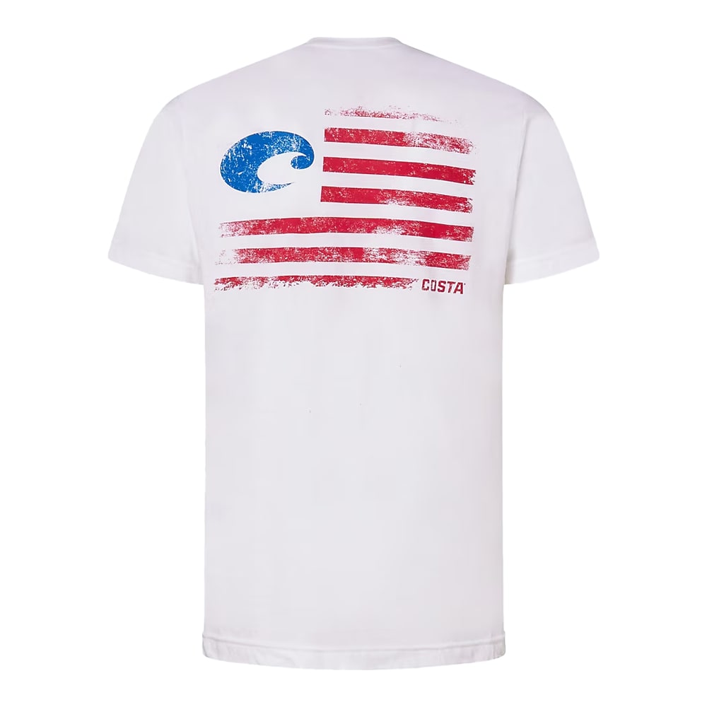 Costa Del Mar Lifestyle Pride T-Shirt Mens White FQA400023-100, 3XL - Costa Del Mar