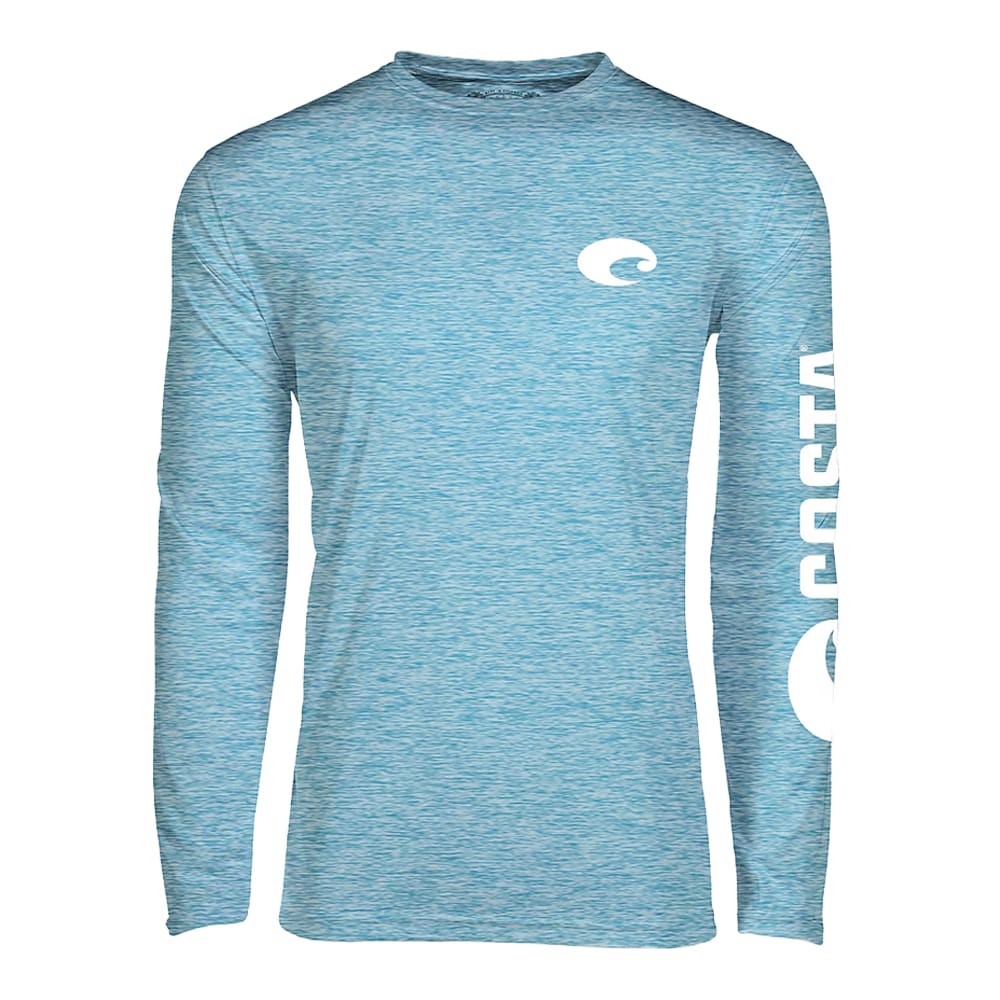Costa Del Mar Lifestyle Technical Crew Top Catonic T-Shirt Mens Blue FQA400034-600, XXL - Costa Del Mar