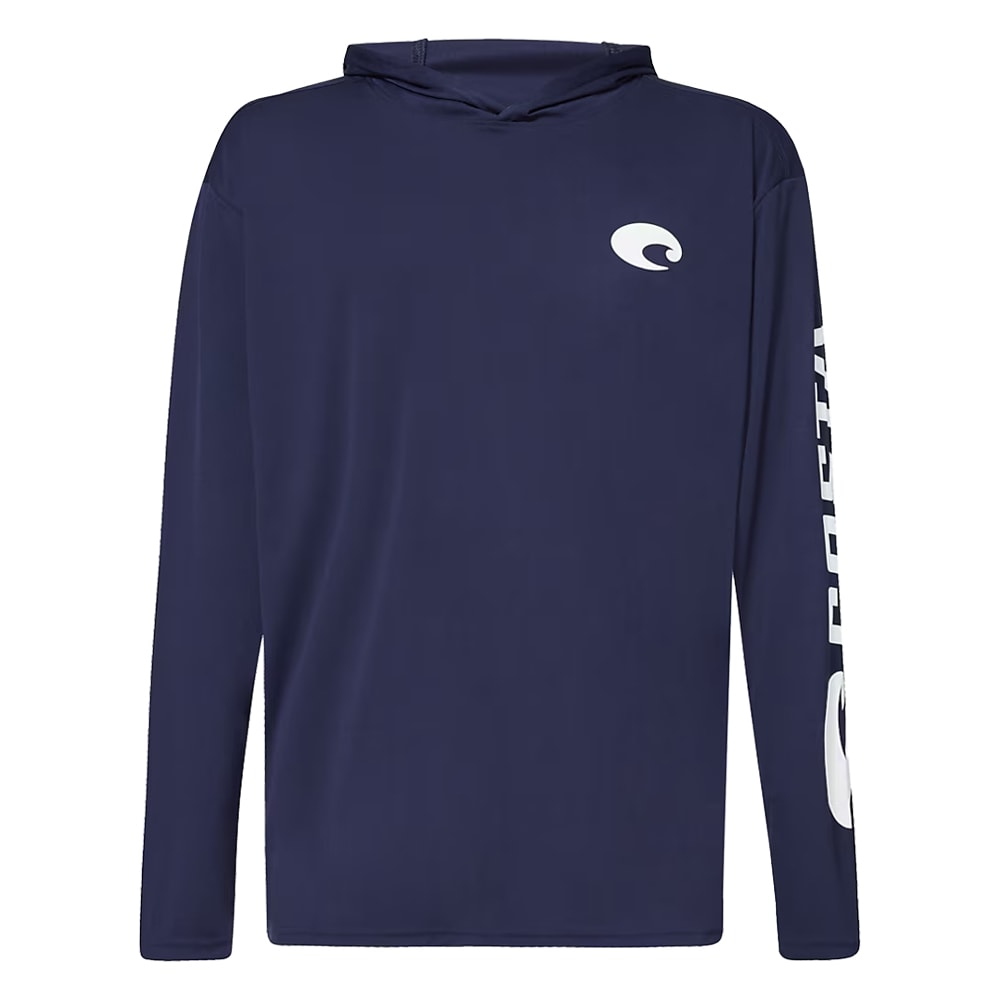 Costa Del Mar Lifestyle Technical Hood T-Shirt Mens Navy FQA400039-602, XXL - Costa Del Mar