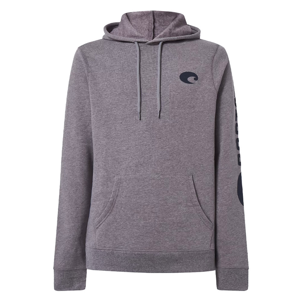 Costa Del Mar Lifestyle Core Fleece Hoody Sweatshirt Mens Heather Gray FQA400955-25T, XL - Costa Del Mar