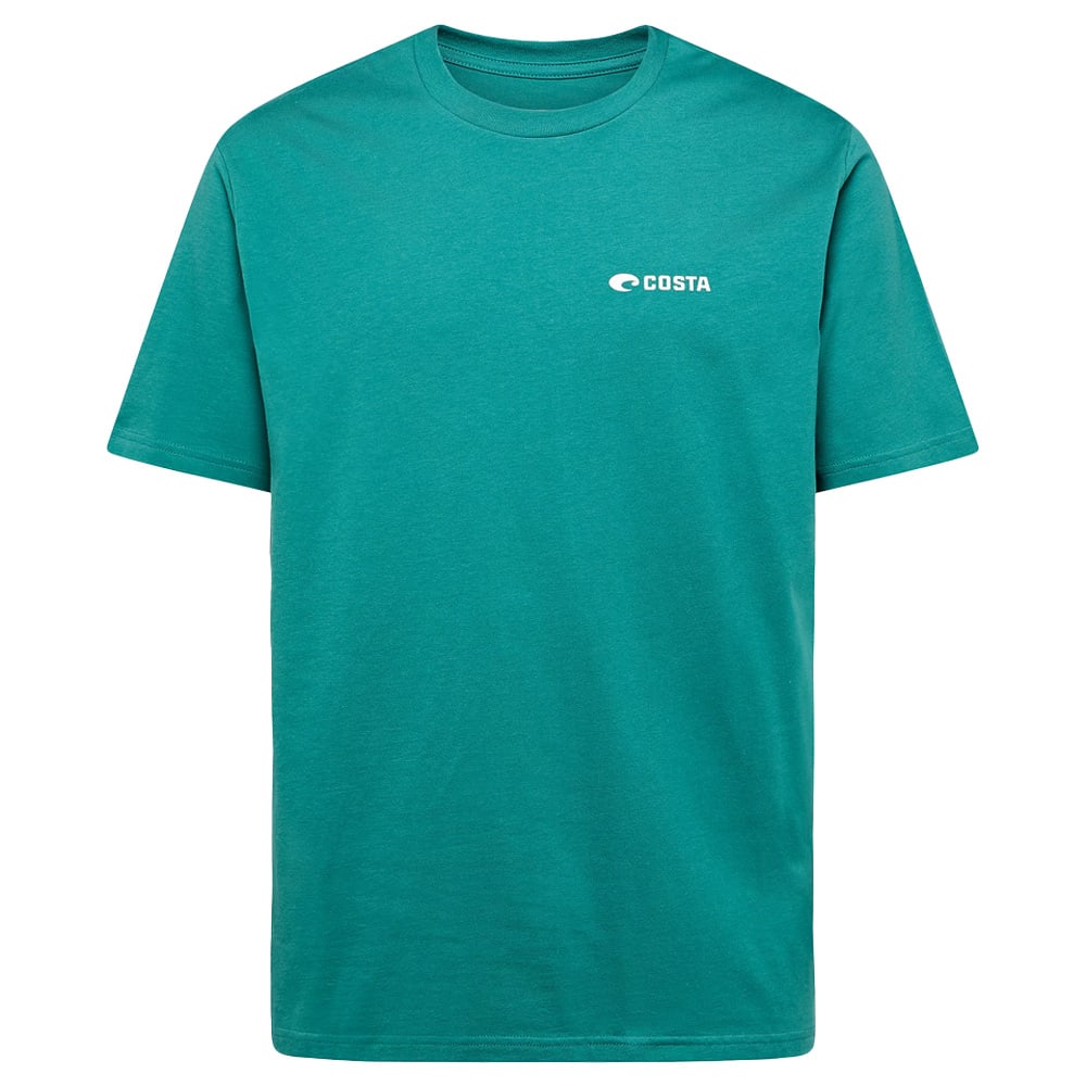 Costa Del Mar Lifestyle Costa C Wave T-Shirt Mens Northern Pike Print FQA401152-32N, Medium - Costa Del Mar